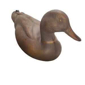 DUCKS UNLIMITED DUCK DECOY SPECIAL EDIT. MEDALLION ‘90-‘91 METALLIC PAINT RESIN